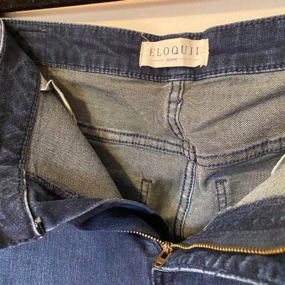 Eloquii Olivia Sculpting High Rise Skinny Jean Size 18 Regular Dark Wash EUC - Picture 4 of 11